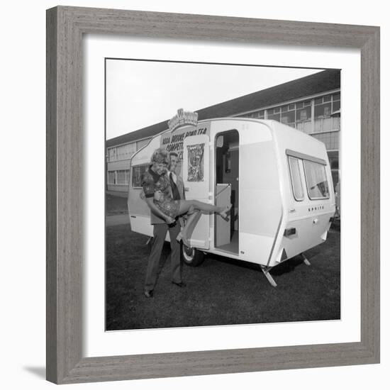 Caravan Winners, Rotherham, South Yorkshire, 1972-Michael Walters-Framed Photographic Print