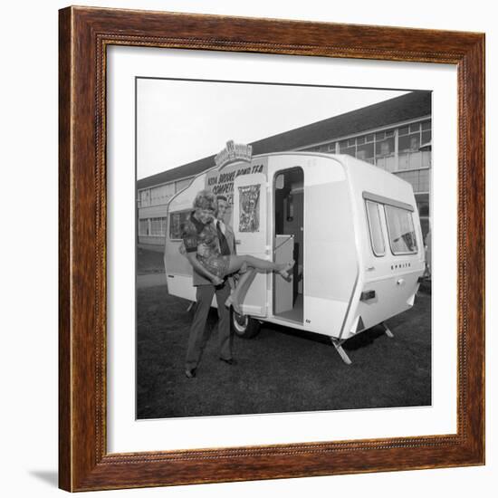 Caravan Winners, Rotherham, South Yorkshire, 1972-Michael Walters-Framed Photographic Print