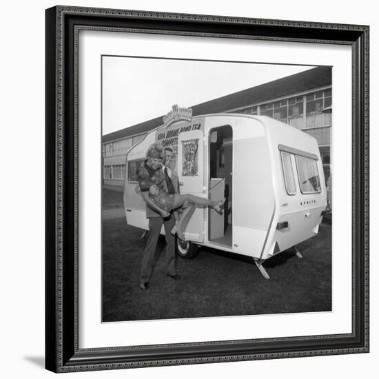 Caravan Winners, Rotherham, South Yorkshire, 1972-Michael Walters-Framed Photographic Print