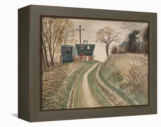 Caravans, 1936-Eric Ravilious-Framed Premier Image Canvas