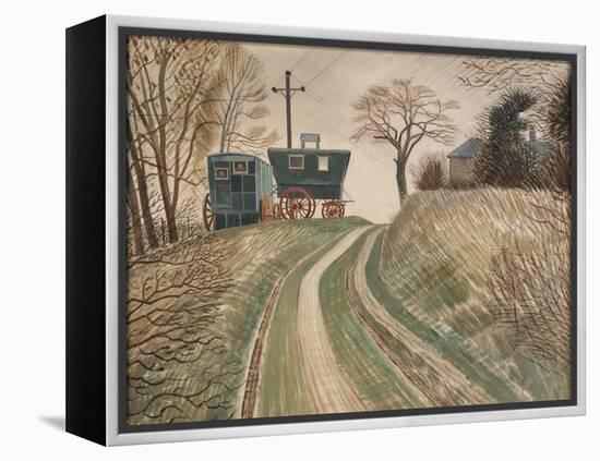 Caravans, 1936-Eric Ravilious-Framed Premier Image Canvas