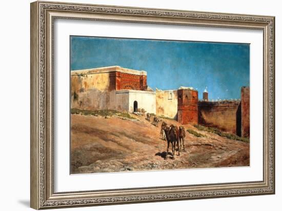 Caravans Departing, 1879-Edwin Lord Weeks-Framed Giclee Print