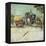 Caravans Encampment of Gypsies-Vincent van Gogh-Framed Premier Image Canvas