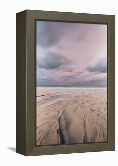 Carbis Bay Beach at Dawn, St. Ives, Cornwall, England, United Kingdom, Europe-Mark Doherty-Framed Premier Image Canvas