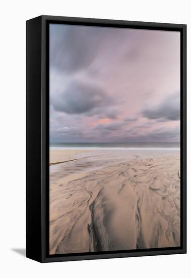 Carbis Bay Beach at Dawn, St. Ives, Cornwall, England, United Kingdom, Europe-Mark Doherty-Framed Premier Image Canvas