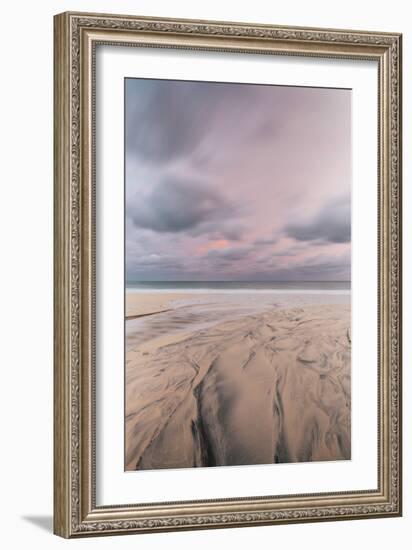 Carbis Bay Beach at Dawn, St. Ives, Cornwall, England, United Kingdom, Europe-Mark Doherty-Framed Photographic Print