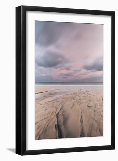 Carbis Bay Beach at Dawn, St. Ives, Cornwall, England, United Kingdom, Europe-Mark Doherty-Framed Photographic Print