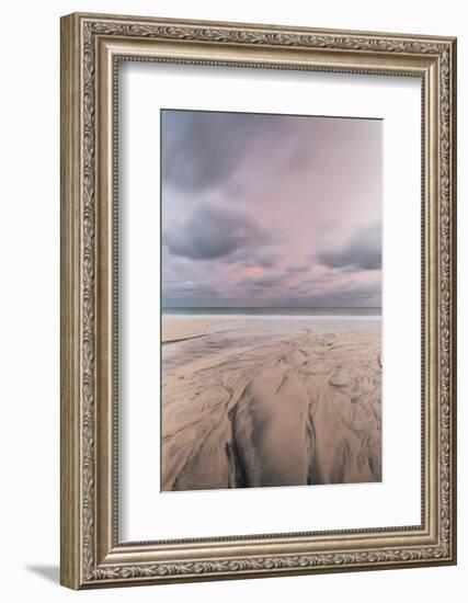 Carbis Bay Beach at Dawn, St. Ives, Cornwall, England, United Kingdom, Europe-Mark Doherty-Framed Photographic Print