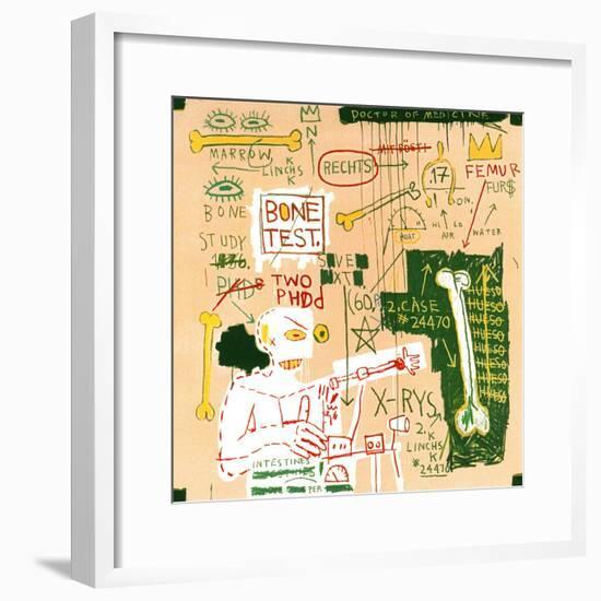 Carbon dating System Versus Scratchproof Tape, 1982-Jean-Michel Basquiat-Framed Giclee Print