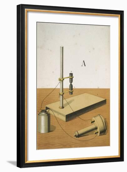 Carbon Microphone, 1882-null-Framed Giclee Print