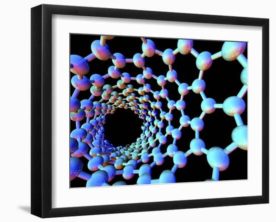 Carbon Nanotube-PASIEKA-Framed Photographic Print