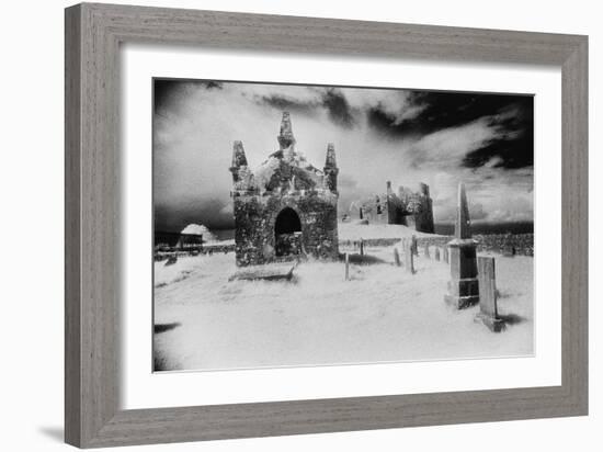 Carbury Castle and Graveyard, County Kildare, Ireland-Simon Marsden-Framed Giclee Print