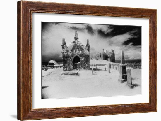 Carbury Castle and Graveyard, County Kildare, Ireland-Simon Marsden-Framed Giclee Print