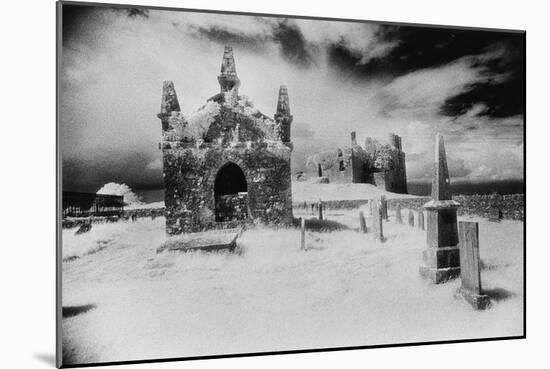 Carbury Castle and Graveyard, County Kildare, Ireland-Simon Marsden-Mounted Giclee Print