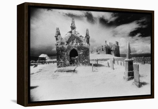 Carbury Castle and Graveyard, County Kildare, Ireland-Simon Marsden-Framed Premier Image Canvas