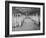 Carcases of Meat Hang from Hooks in the Huge Refrigerated Rooms of the Chicago Stockyards-null-Framed Photographic Print