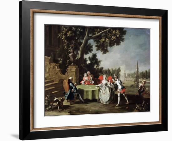 Card Game, 18th Century-null-Framed Giclee Print