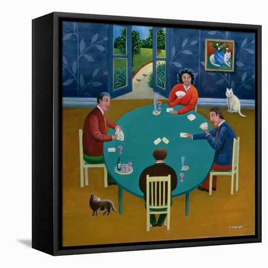 Card Game-Jerzy Marek-Framed Premier Image Canvas