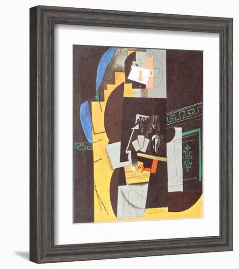 Card Player-Pablo Picasso-Framed Art Print