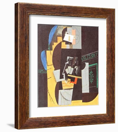 Card Player-Pablo Picasso-Framed Art Print