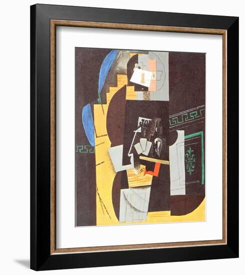 Card Player-Pablo Picasso-Framed Art Print