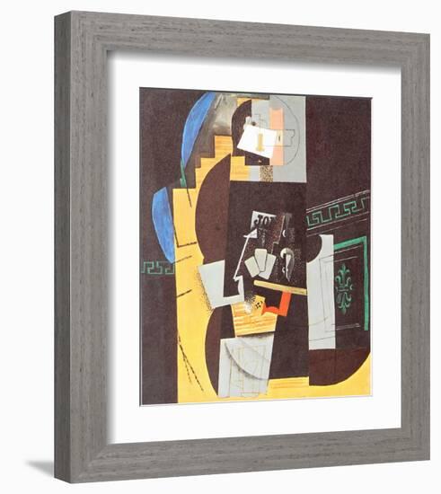 Card Player-Pablo Picasso-Framed Art Print