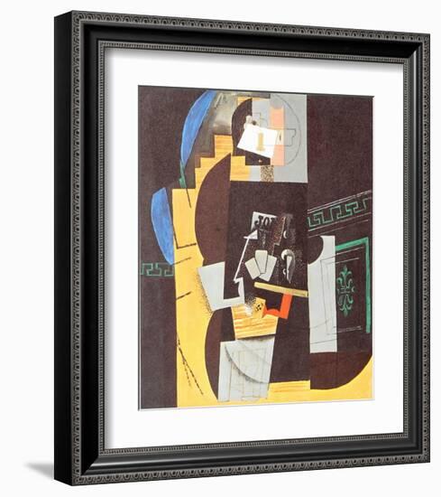 Card Player-Pablo Picasso-Framed Art Print