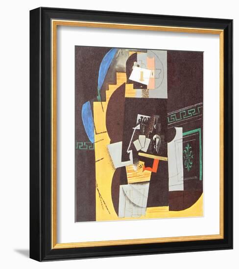 Card Player-Pablo Picasso-Framed Art Print