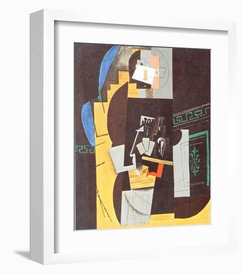 Card Player-Pablo Picasso-Framed Art Print