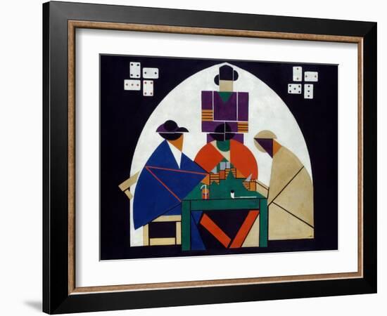 Card Players, 1916-1917-Theo Van Doesburg-Framed Giclee Print