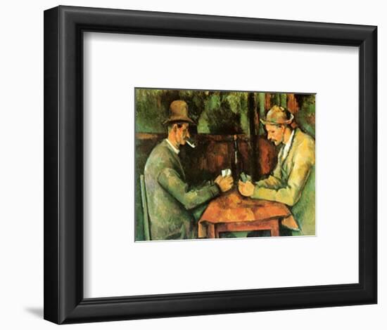 Card Players, c.1890-Paul Cézanne-Framed Art Print