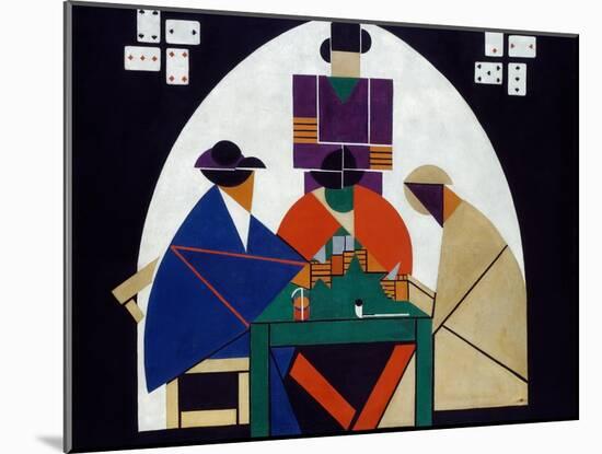 Card Players-Theo Van Doesburg-Mounted Giclee Print