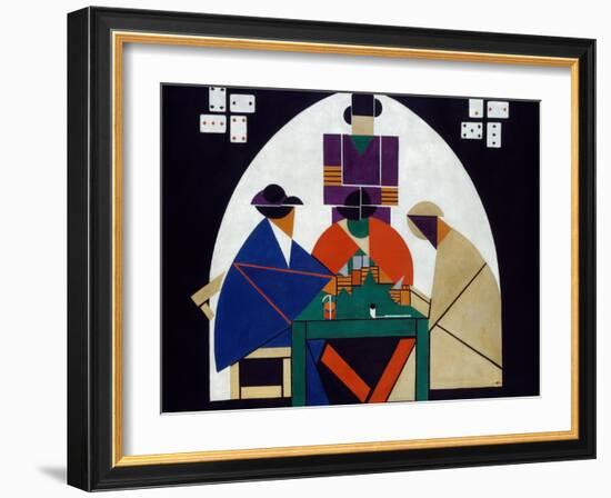 Card Players-Theo Van Doesburg-Framed Giclee Print