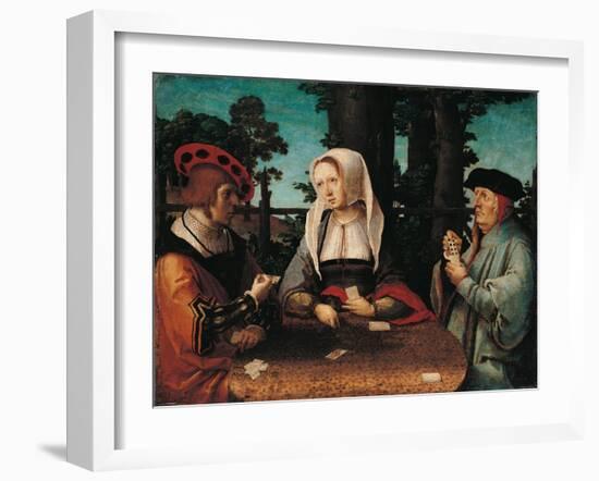 Card Players-Lucas Van Leyden-Framed Art Print