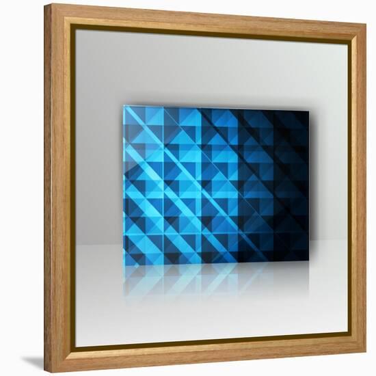 Card with Abstract Geometrical Background-Tarchyshnik Andrei-Framed Stretched Canvas