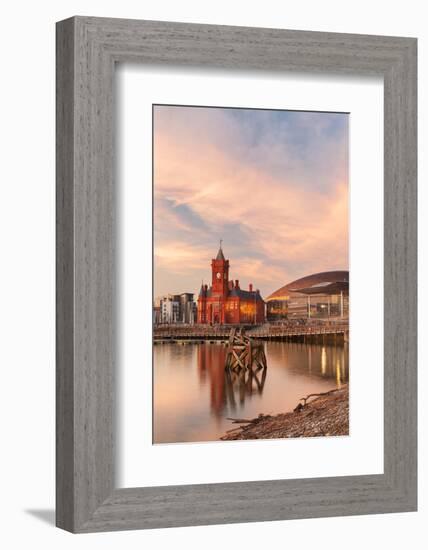 Cardiff Bay, Cardiff, Wales-Billy Stock-Framed Photographic Print