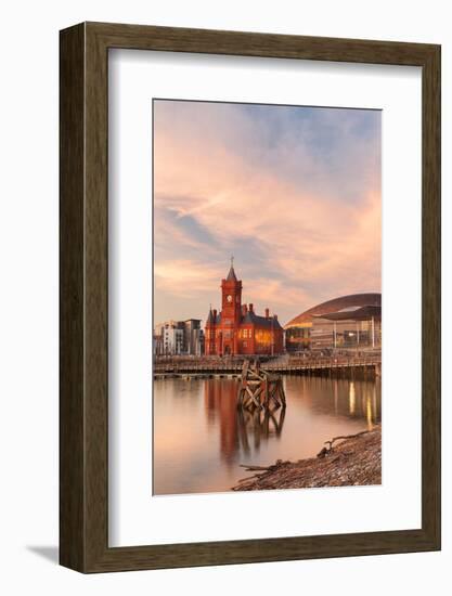 Cardiff Bay, Cardiff, Wales-Billy Stock-Framed Photographic Print