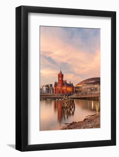 Cardiff Bay, Cardiff, Wales-Billy Stock-Framed Photographic Print