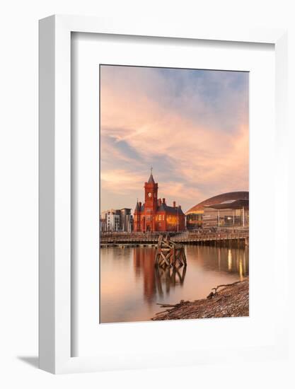 Cardiff Bay, Cardiff, Wales-Billy Stock-Framed Photographic Print