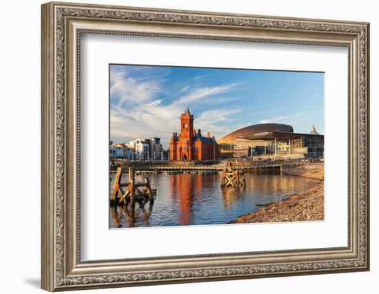 Cardiff Bay, Cardiff, Wales-Billy Stock-Framed Photographic Print