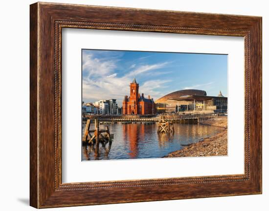 Cardiff Bay, Cardiff, Wales-Billy Stock-Framed Photographic Print