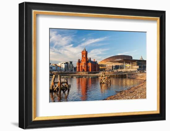 Cardiff Bay, Cardiff, Wales-Billy Stock-Framed Photographic Print