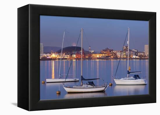 Cardiff Bay, Wales, United Kingdom, Europe-Billy Stock-Framed Premier Image Canvas