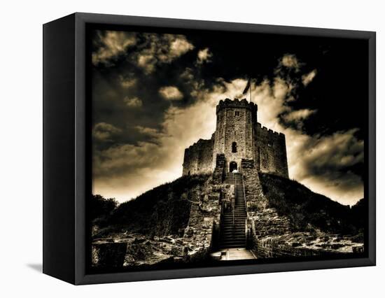 Cardiff Castle 1-Clive Nolan-Framed Premier Image Canvas