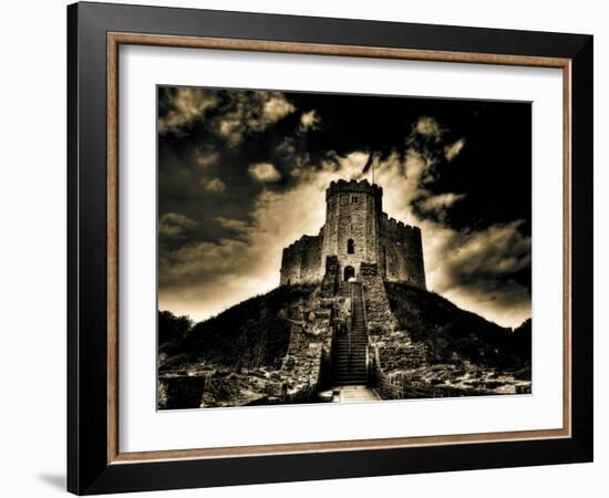 Cardiff Castle 1-Clive Nolan-Framed Photographic Print