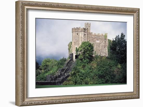 Cardiff Castle-null-Framed Giclee Print