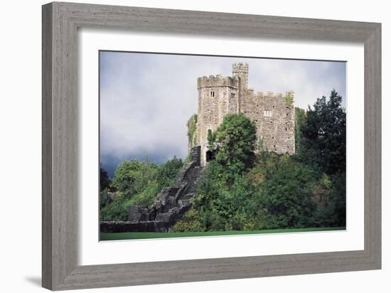 Cardiff Castle-null-Framed Giclee Print