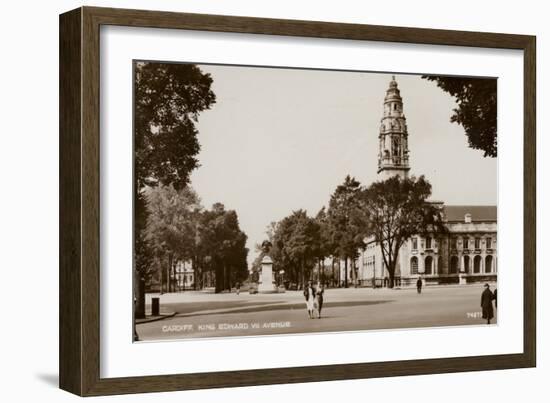 Cardiff, King Edward VII Avenue-null-Framed Photographic Print