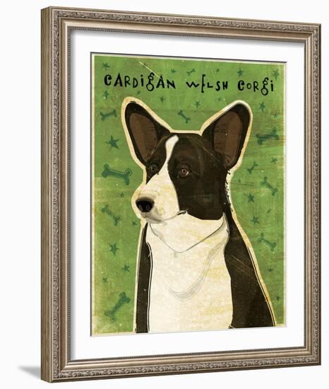 Cardigan Welsh Corgi-John Golden-Framed Giclee Print