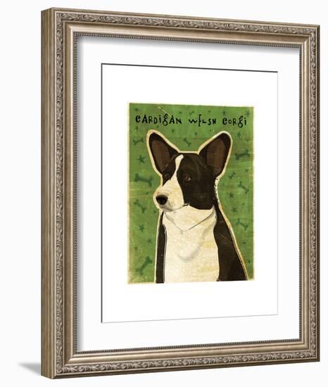 Cardigan Welsh Corgi-John W^ Golden-Framed Art Print